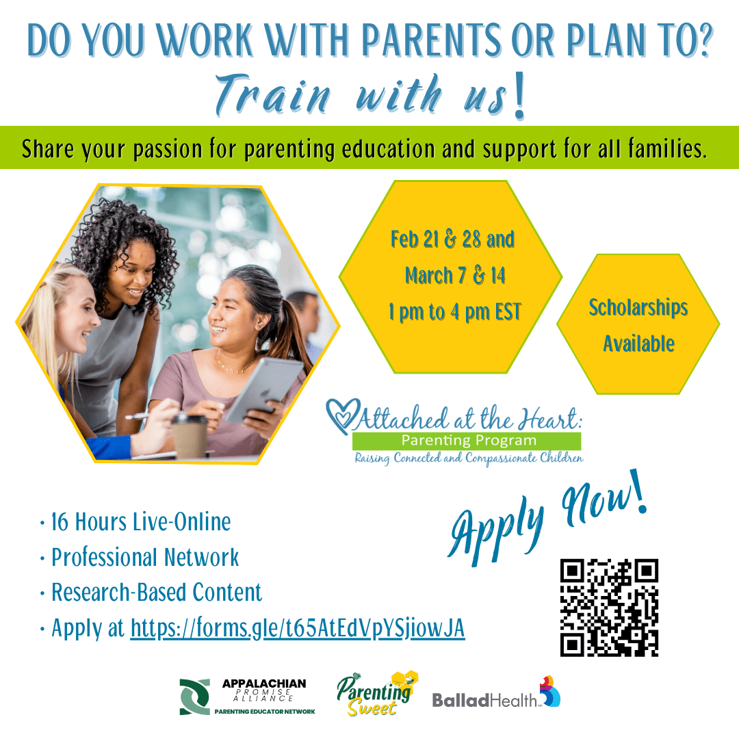 Do you work with parents or plan to? Train with us!